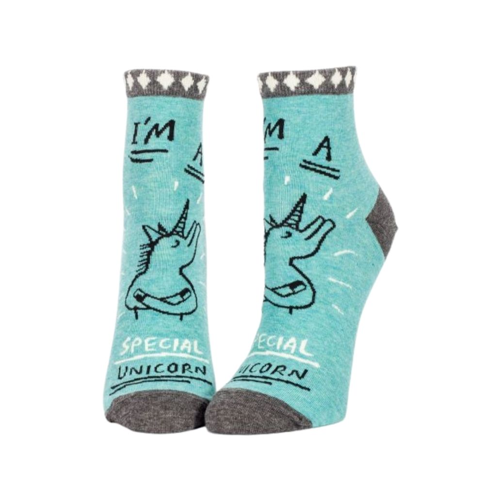 Blue Q Socks – Women's Ankle - Special Unicorn