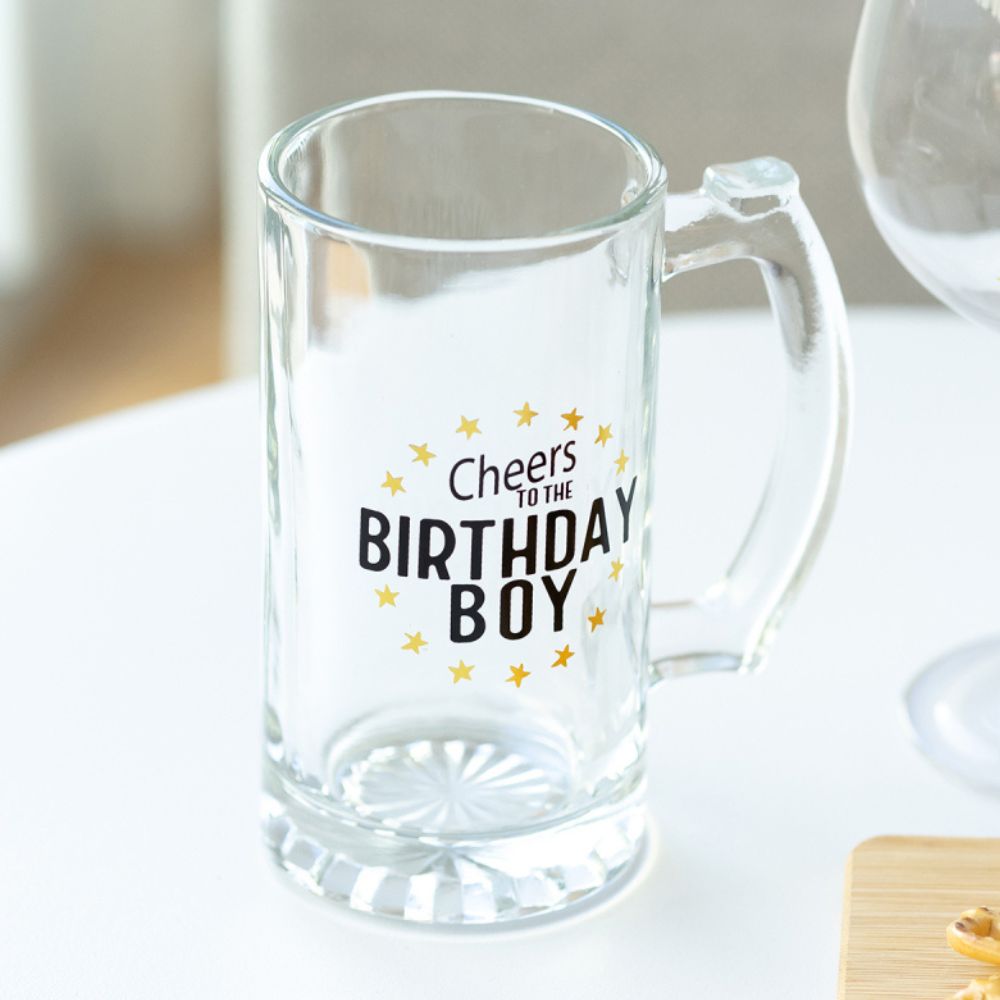 Celebrations Beer Glass - Birthday Boy