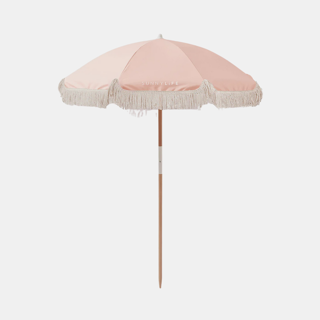 Luxe Beach Umbrella - Salmon