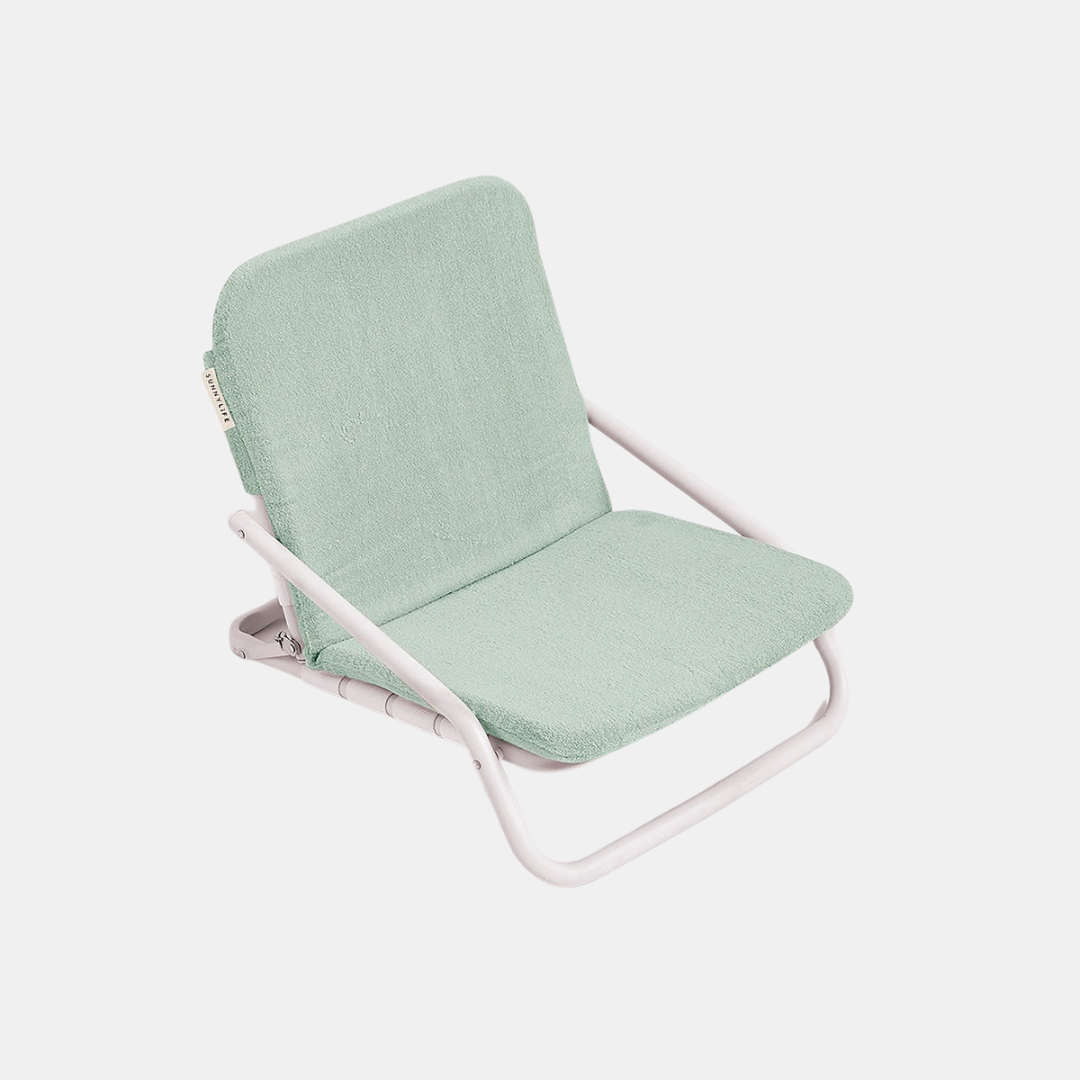 Cushioned Beach Chair - Sage