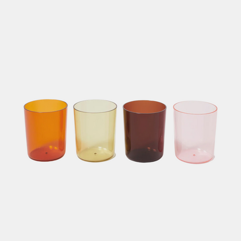 Poolside Highball Tumblers - Multi  - Set 4