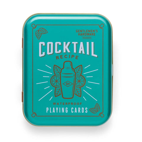 Gentlemen's Hardware Cocktail Recipe Playing Cards