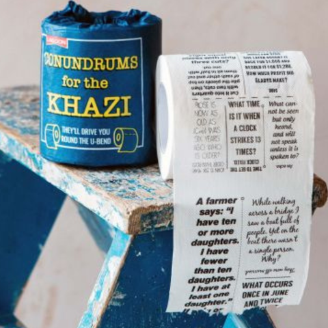 Conundrums For The Khazi Loo Roll