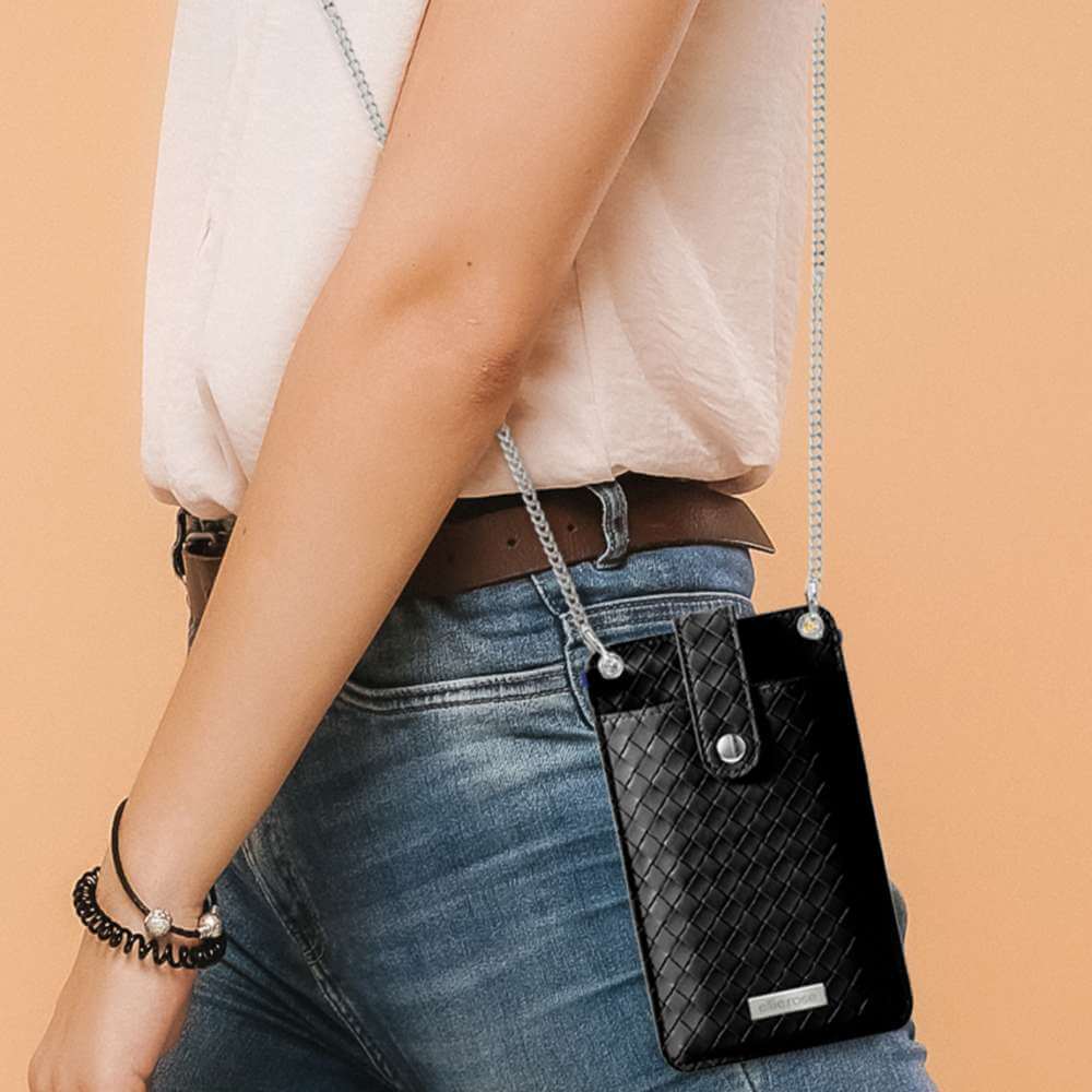 Crossbody Black Phone Bag