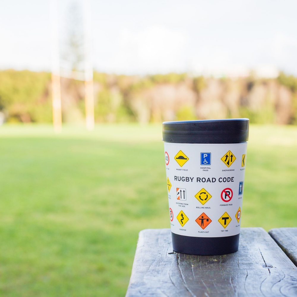 Cuppa Coffee Cup - Rugby Road Code (12oz)