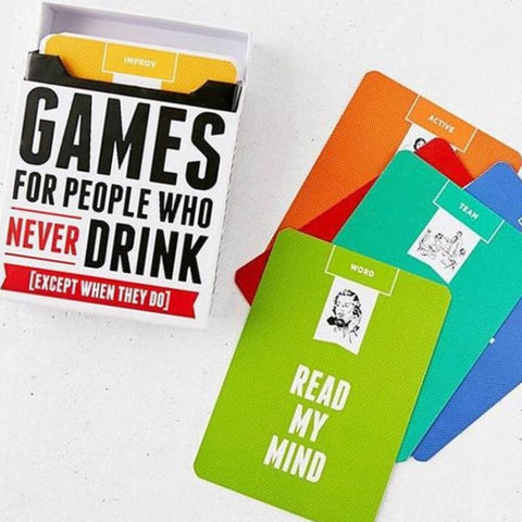 Drinking Games For People Who Never Drink Card Game