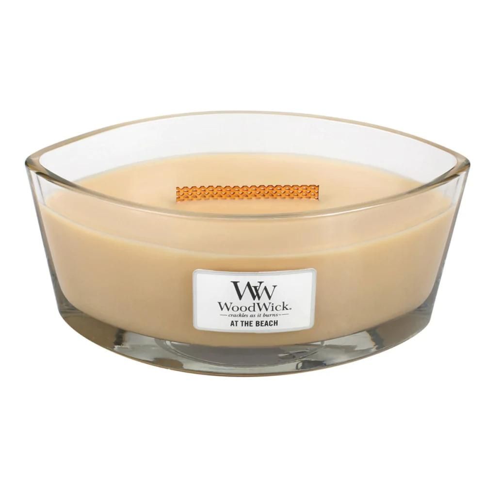 Ellipse WoodWick Scented Soy Candle - At The Beach