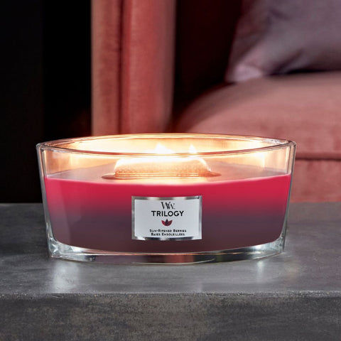 Ellipse WoodWick Scented Soy Candle - Sun Ripened Berries