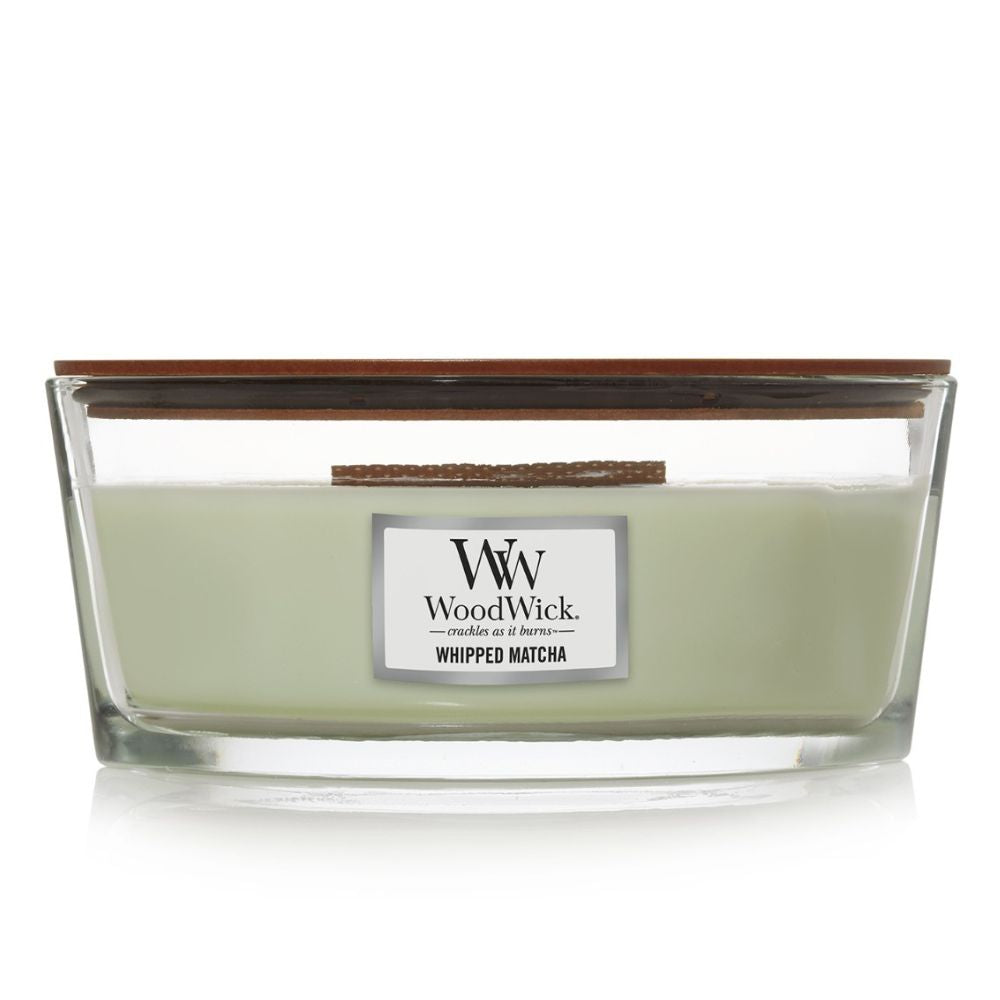 Ellipse WoodWick Scented Soy Candle - Whipped Matcha