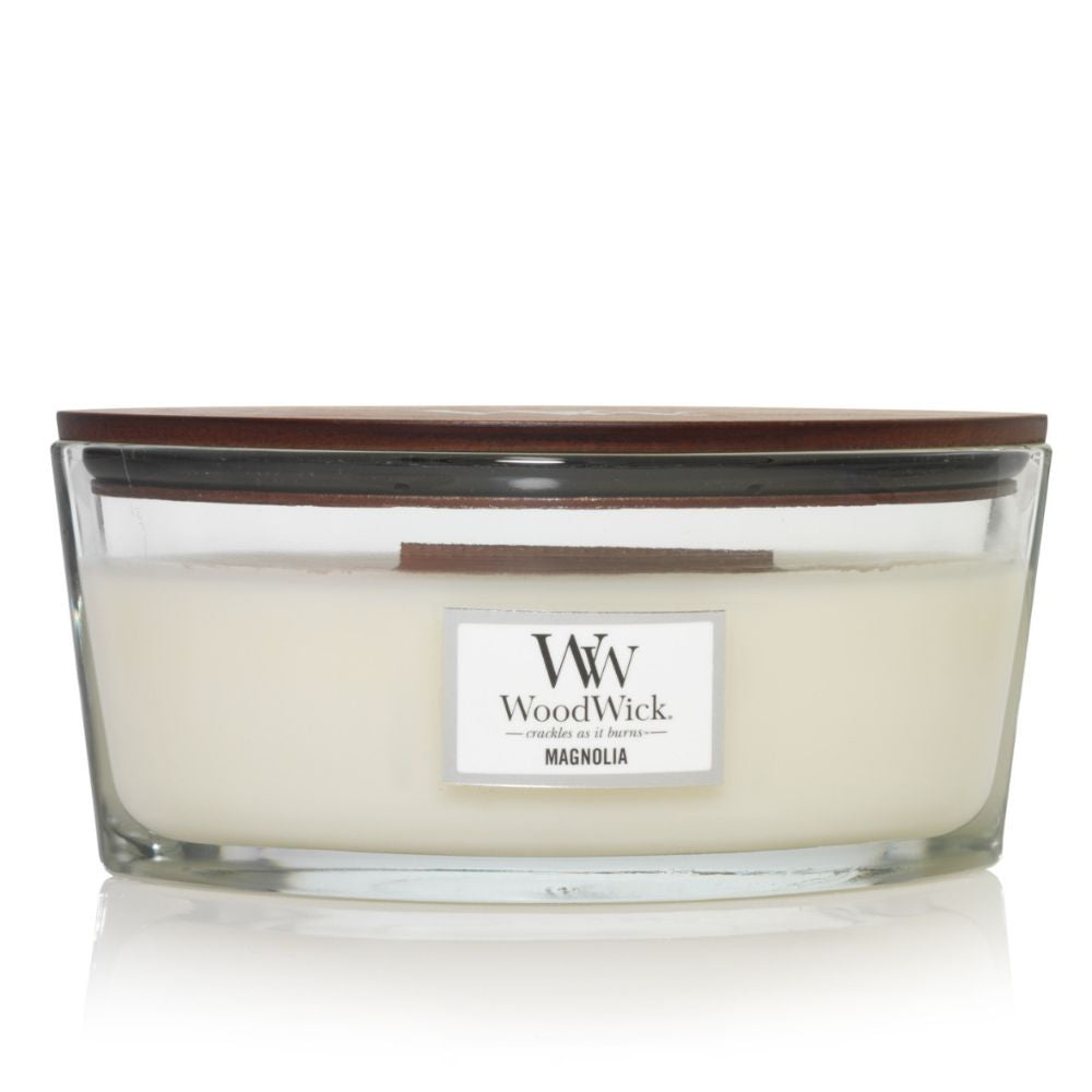 Ellipse WoodWick Scented Soy Candle - Magnolia