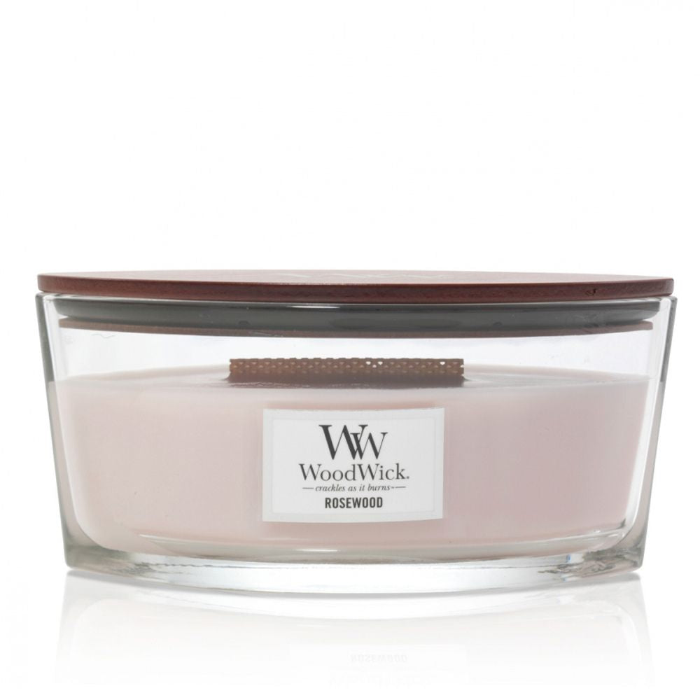 Ellipse WoodWick Scented Soy Candle - Rosewood