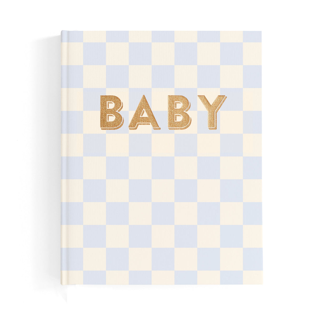 Baby Book POWDER BLUE CHECK