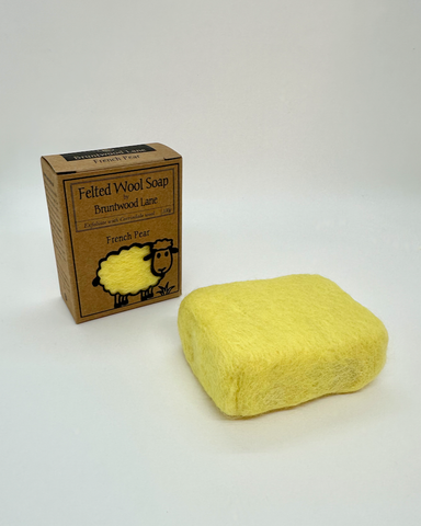 Felted Soap - French Pear