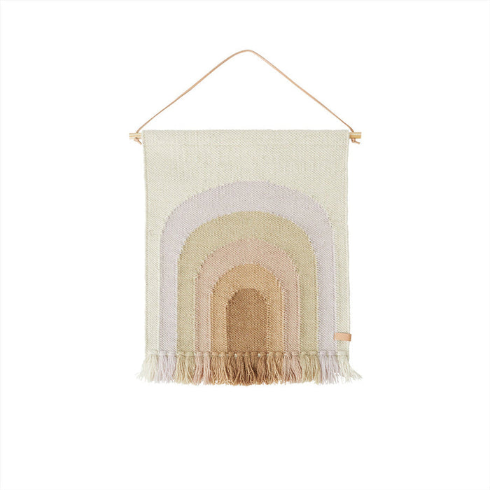 OYOY Follow the Rainbow Mini Wall Rug | Lavender Shades