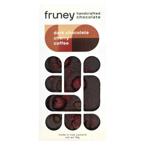 Fruney Dark Chocolate, Cherries & Coffee 75g