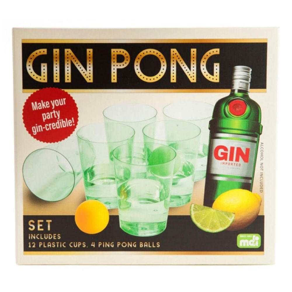 Gin Pong Drinking Game