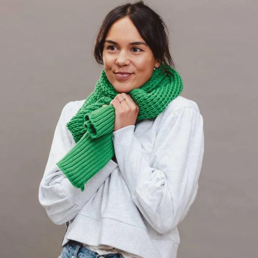 Hello Friday- Pippa Scarf Green