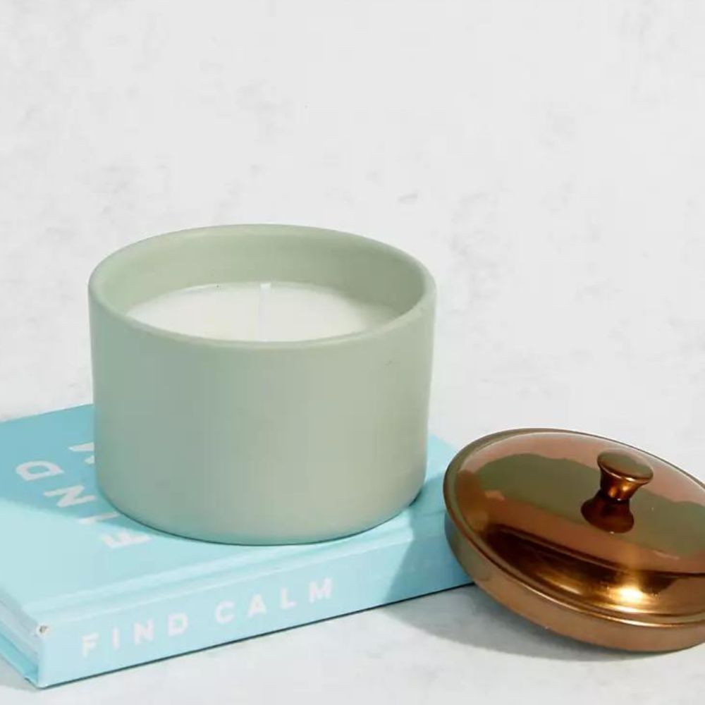 Hygge Ceramic Soy Candle - Wild Fig & Cedar