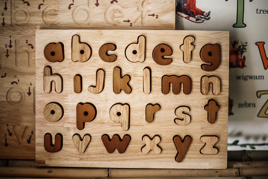 Natural Lowercase Letter Puzzle