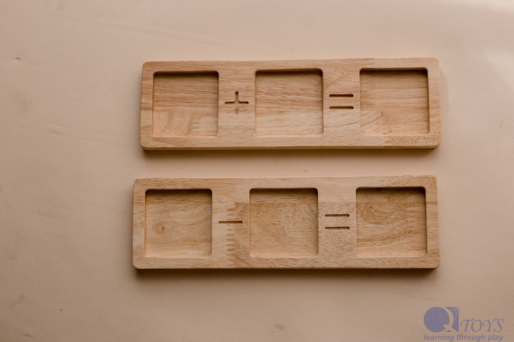 Two Piece Wooden Math Frame