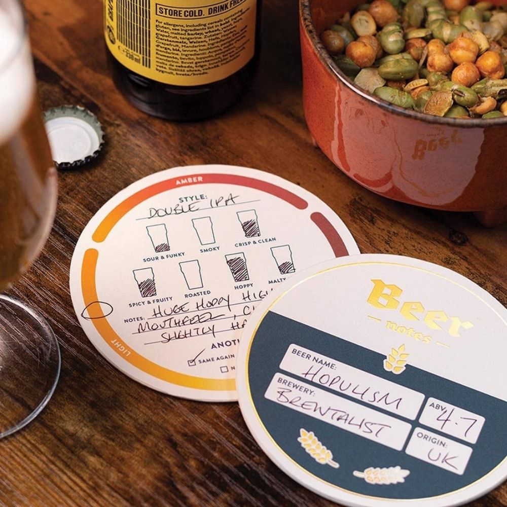 Coaster Set - Luckies Beer Notes