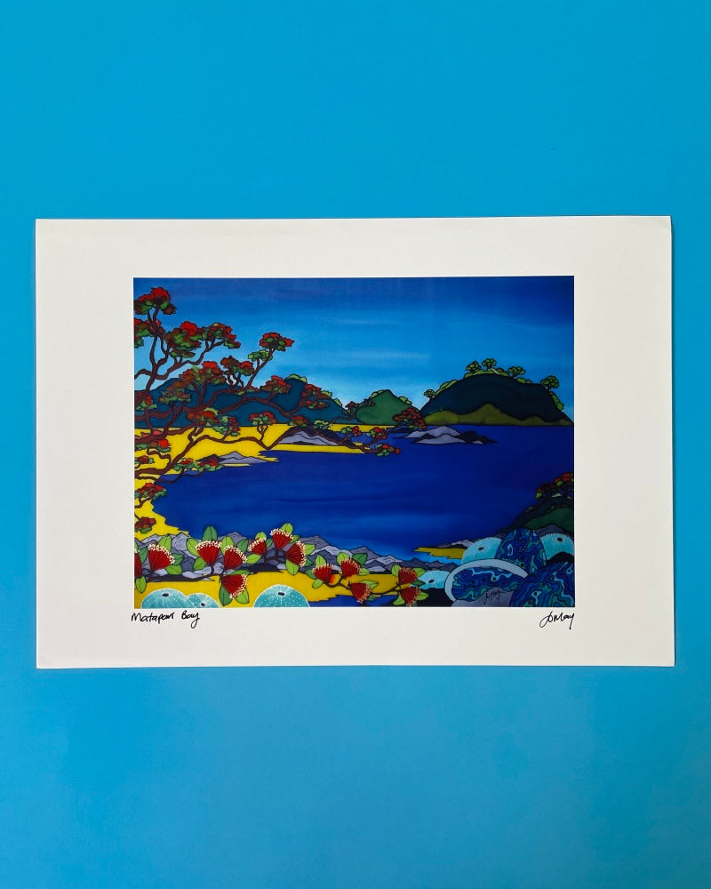 Art Print by Jo May - Matapouri Bay