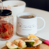 Kiwi Ceramic Mug - Stone