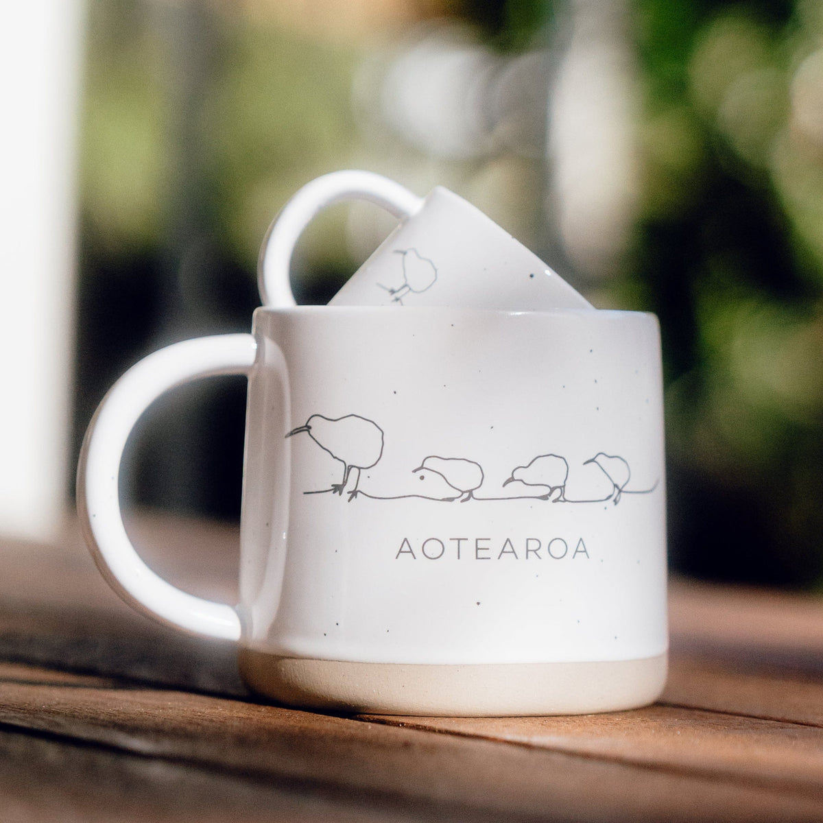 Kiwi Ceramic Espresso Mug - Stone