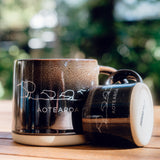 Kiwi Ceramic Espresso Mug - Black