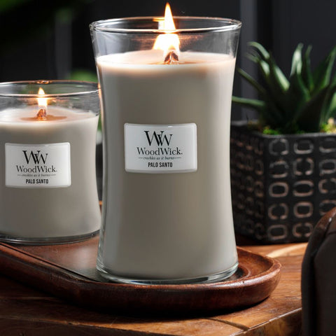 Large WoodWick Scented Soy Candle - Palo Santo