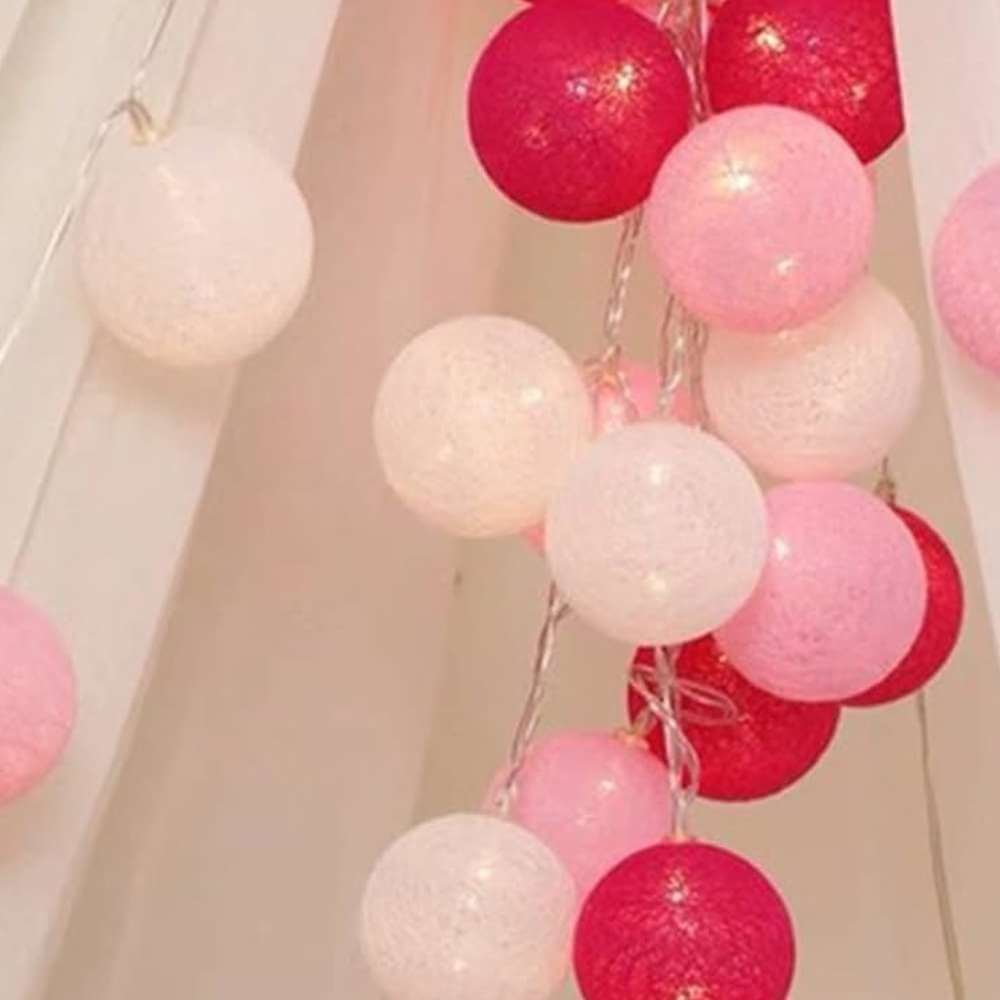 LED String Lights - Pink