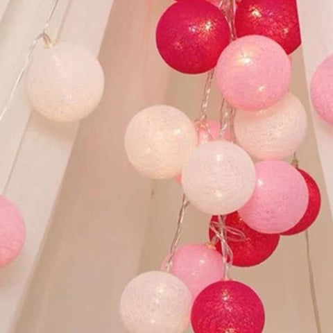 LED String Lights - Pink