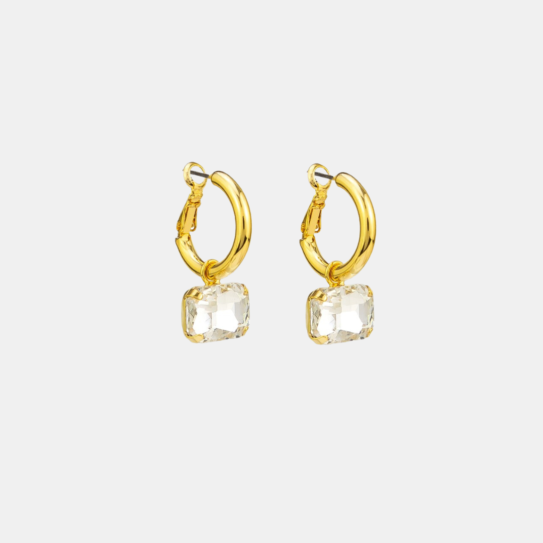 Earrings Evelyn Crystal Gold