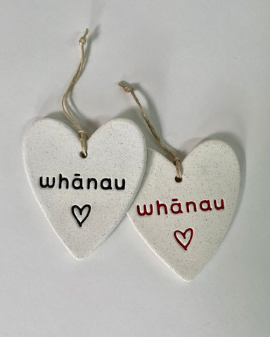 Ceramic Hearts by Michelle Bow - Whanau