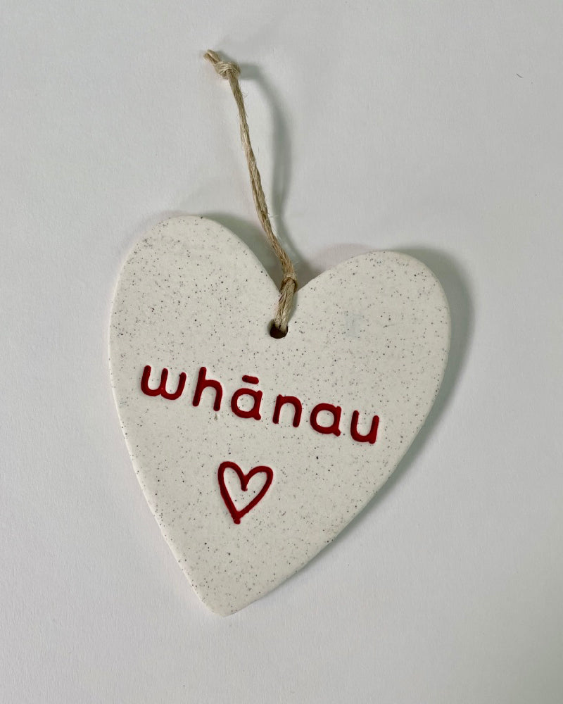 Ceramic Hearts by Michelle Bow - Whanau