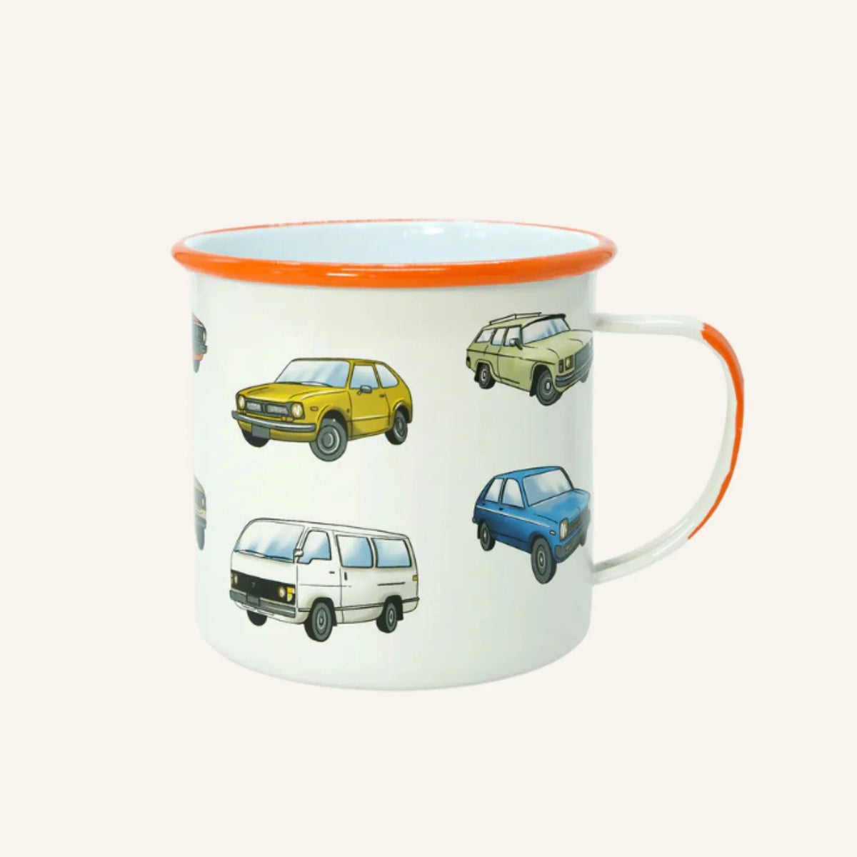 NZ Vintage Car Club Enamel Mug