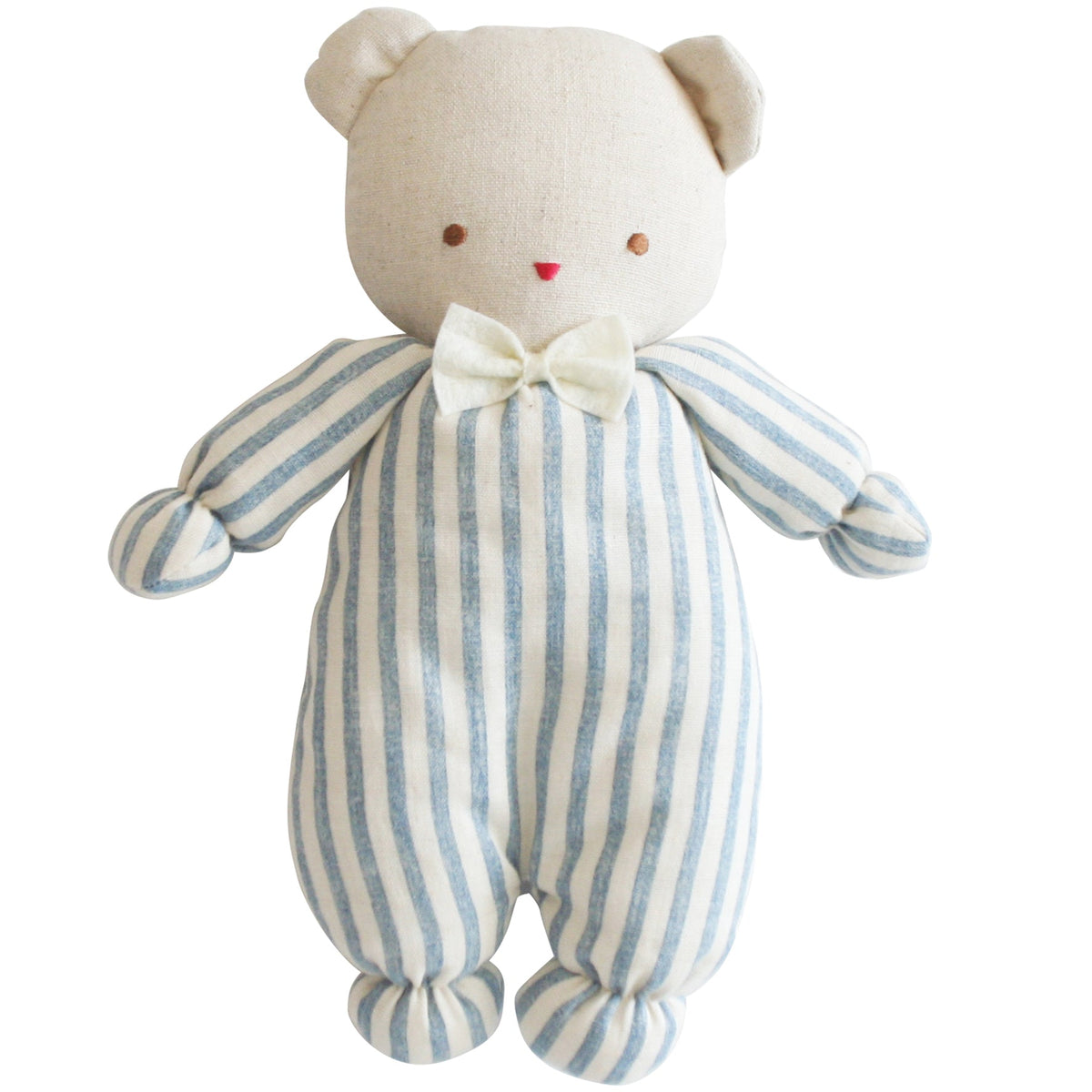 Alimrose Teddy | Baby Ted Chambray Stripe