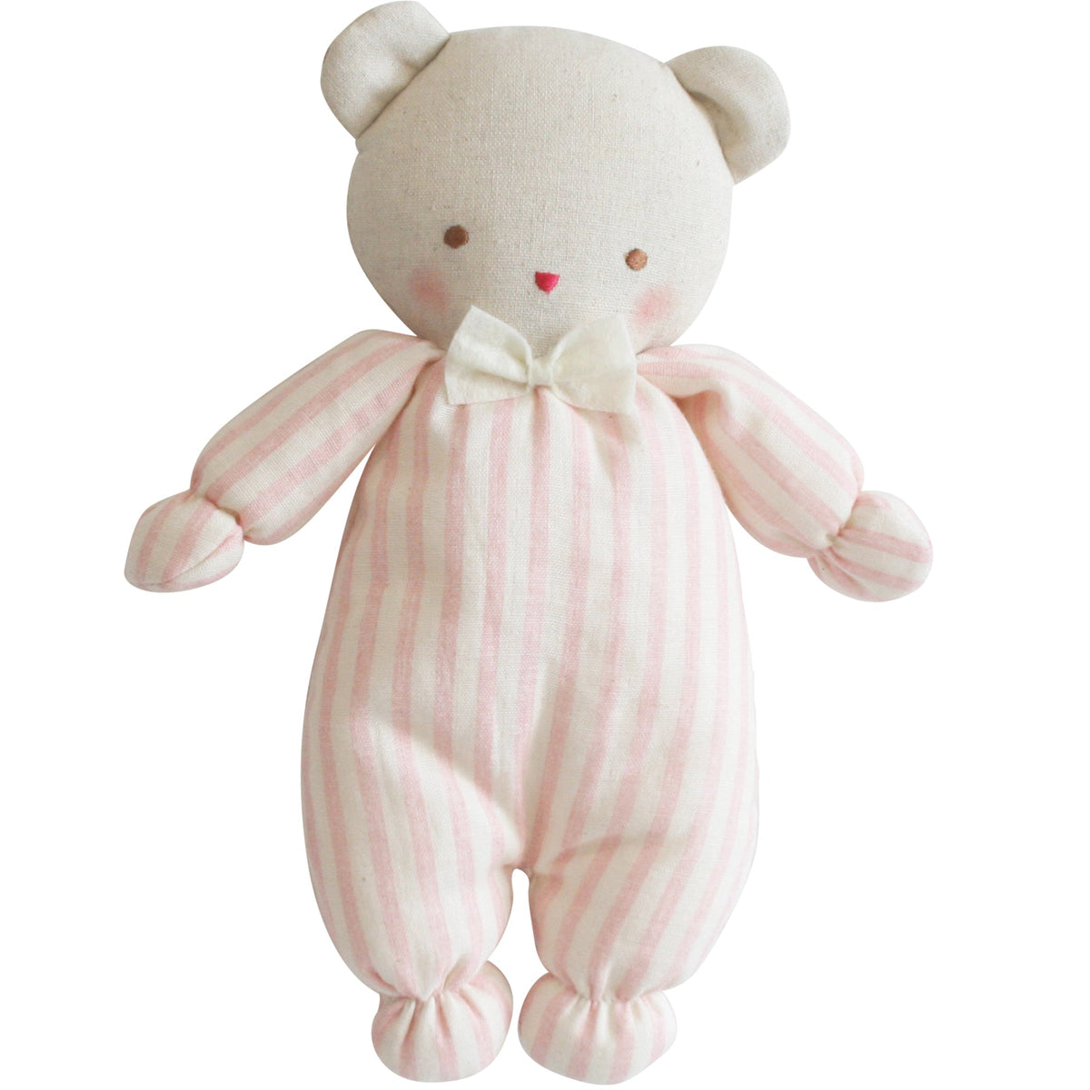 Alimrose Teddy | Baby Ted Pink Stripe