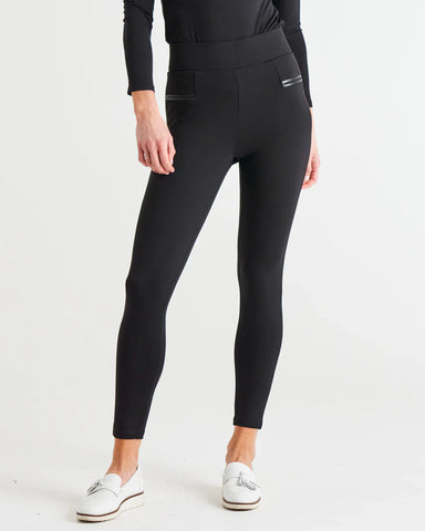 Gwen Ponte Legging - Black