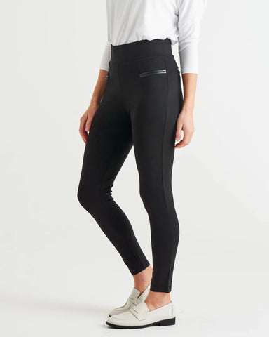 Gwen Ponte Legging - Black