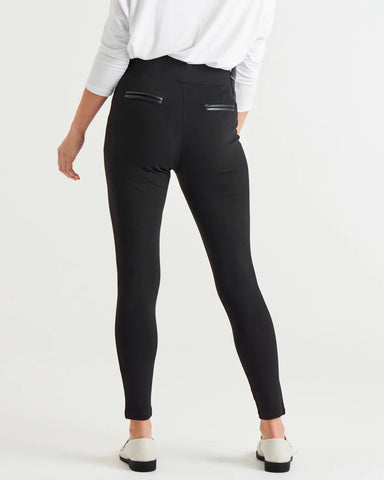 Gwen Ponte Legging - Black