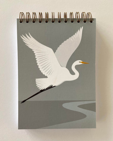 Heron Note Book - By Artist Cathy Hansby