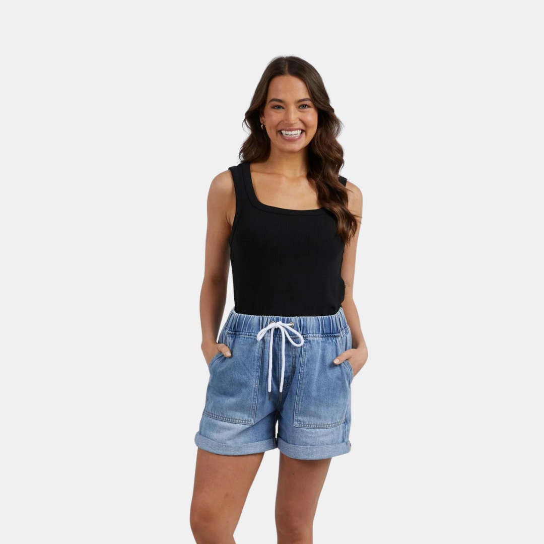 Emma Relaxed Denim Short