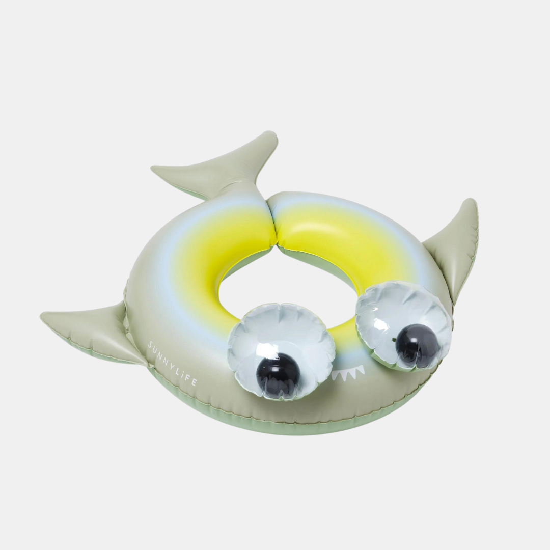 Inflatable Backyard Pool Shark - Tribe Khaki