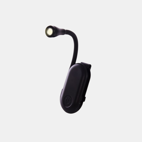 Rechargeable Clip On Book Light - Black