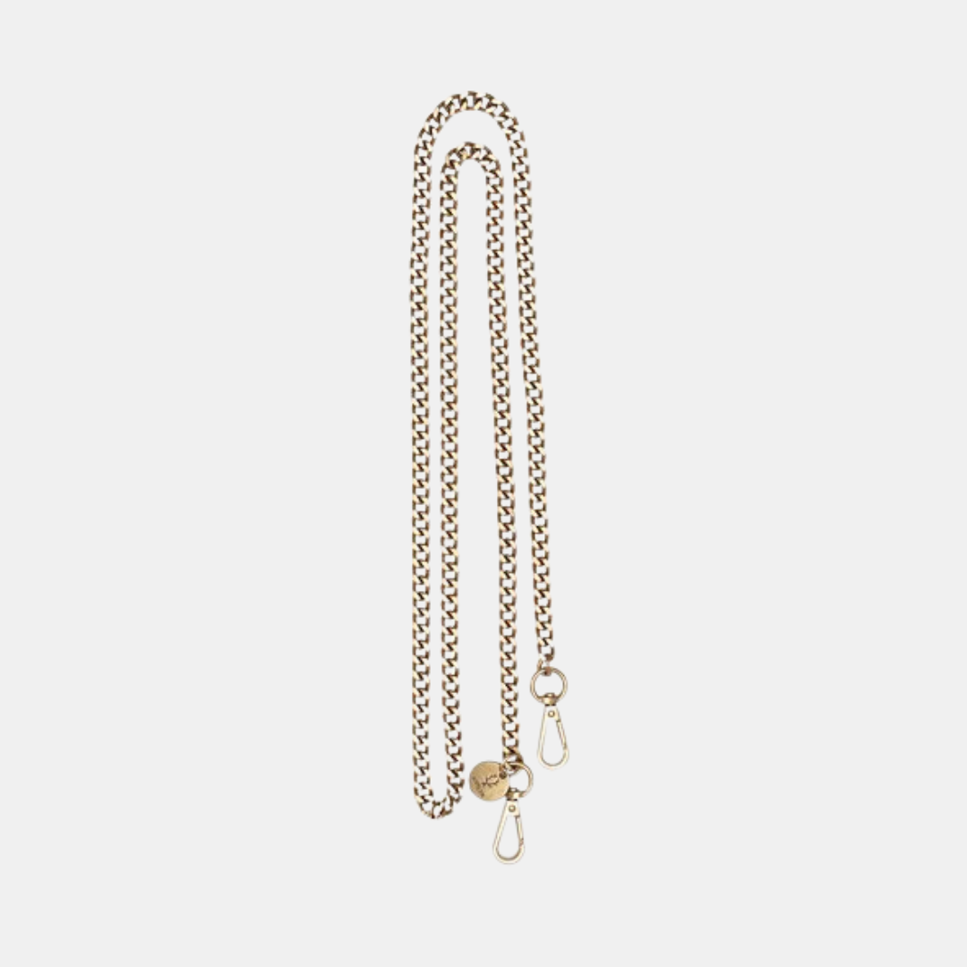 Chain Bag Strap - Tarnished Gold