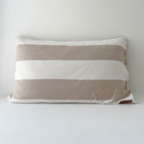 Bengali Pillowcase | Greige Stripe