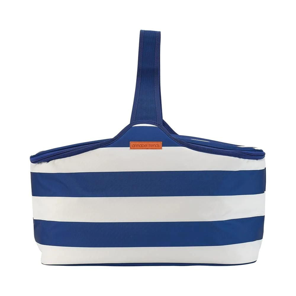 Picnic Cooler Bag - Navy Stripe