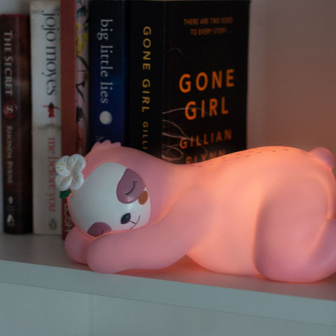 Pink Sloth Night Light