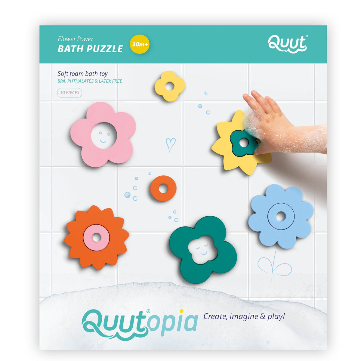 Quut Bath Puzzle | Flower Power